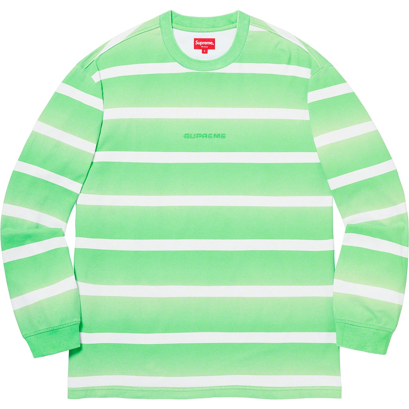 Fade Stripe L/S Top view 3